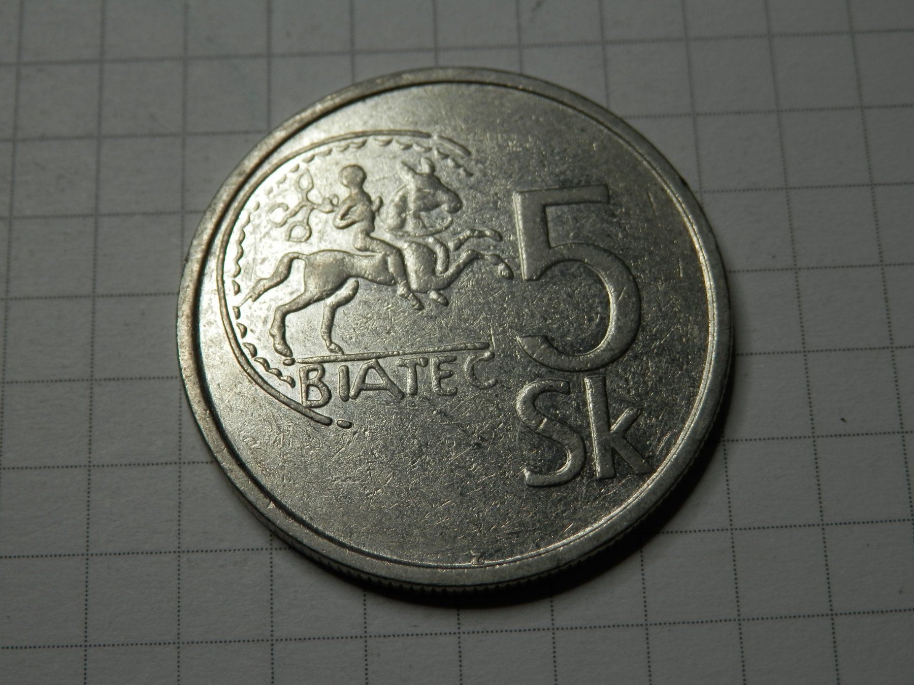 Alle Münzen: Slowakei  5 Kronen, 1993 – Gebraucht aus Weiach von weiach81 1