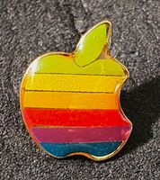 CC943 - Pin Apple Apfel / Alter Original Pin