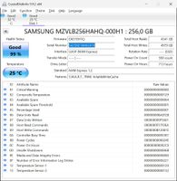 SSD M.2 NVME  SAMSUNG MZVLB256HAHQ-000H1 256GB
