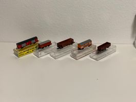 Spur N Güterwagen Set 5-teilig