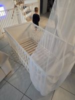 Kinderbett / Babybett in Weiss – guter Zustand