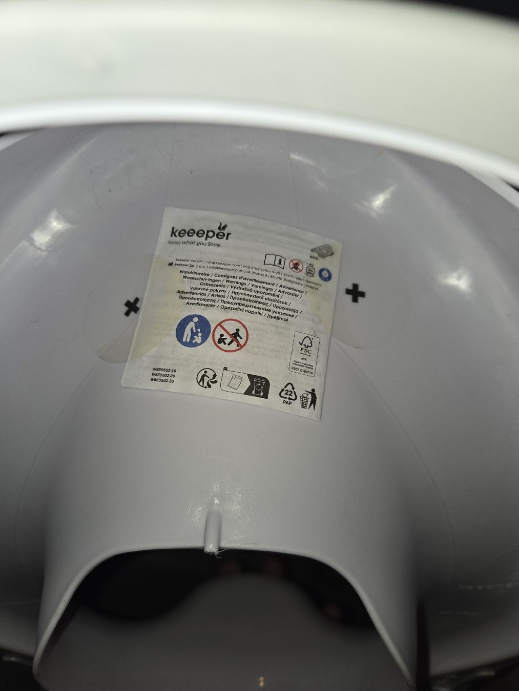 WC: Kinder-Toilettensitz von Keeeper, neuwertig – Nuovo (secondo la descrizione) da Winkel venduto da Yenniferina 1