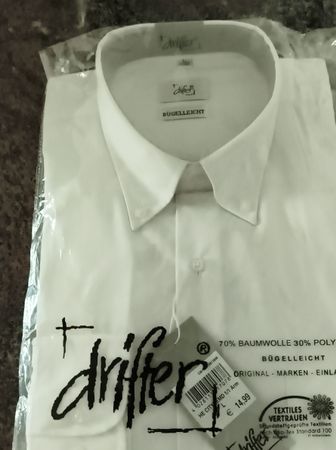 Ungetragene Drifter Hemd Bügelleicht Grösse L - Perfekt für 