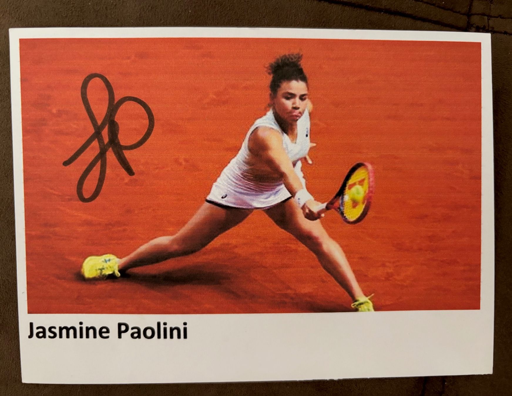 Autographes: Jasmine Paolini Autogramm – D'occasion à Suhr par tim_wd9t