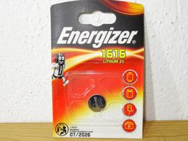 Energizer CR 1616 Lithium 3 V., 07.2026