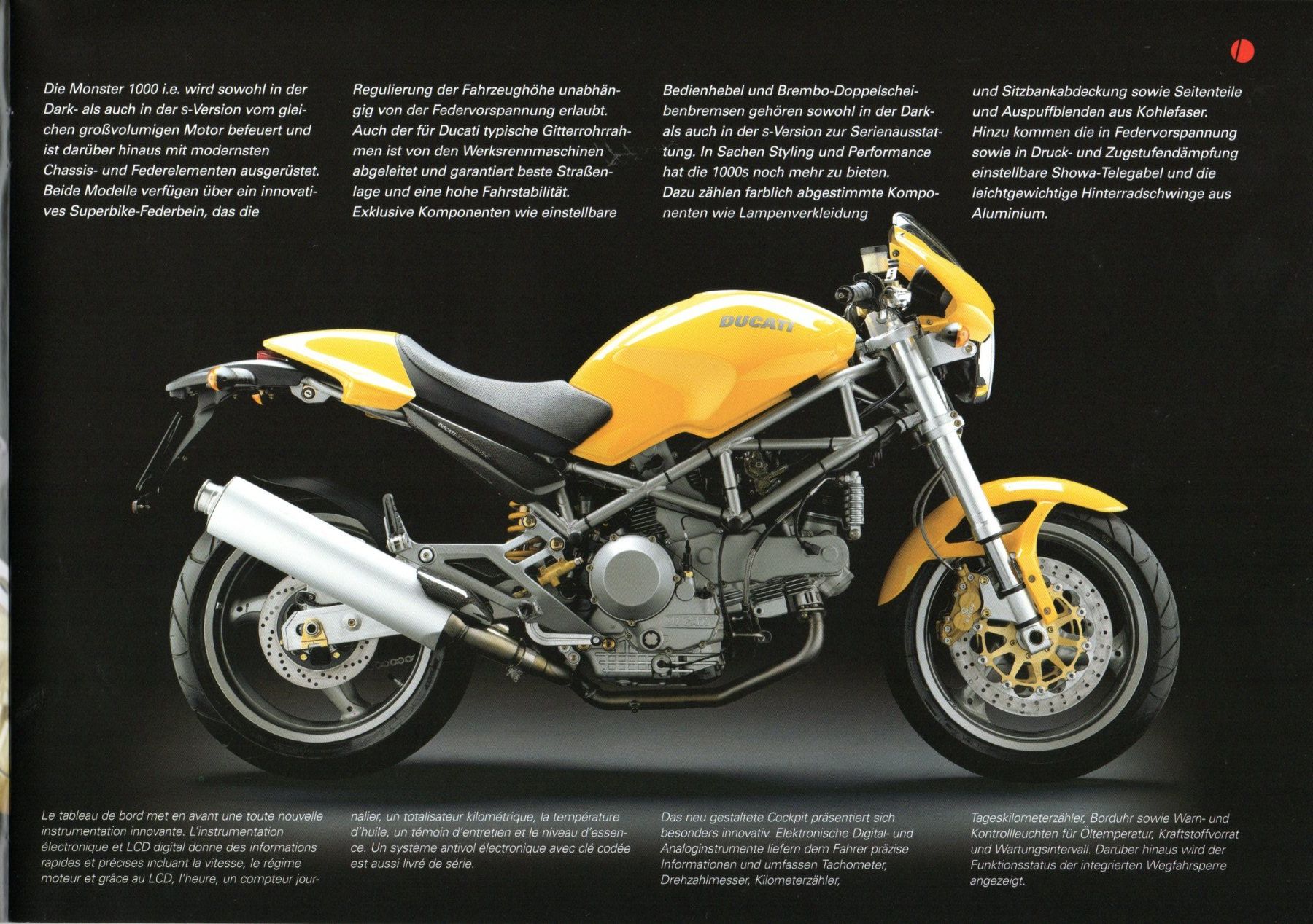 Ducati Strada: Ducati Monster  - Originalprospekt – Nuovo (secondo la descrizione) da Malans GR venduto da Chueche427 2
