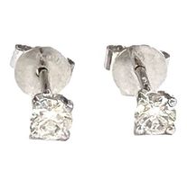 0.50ct. Diamantohrstecker / Solitärohrstecker: statt 2.650,-