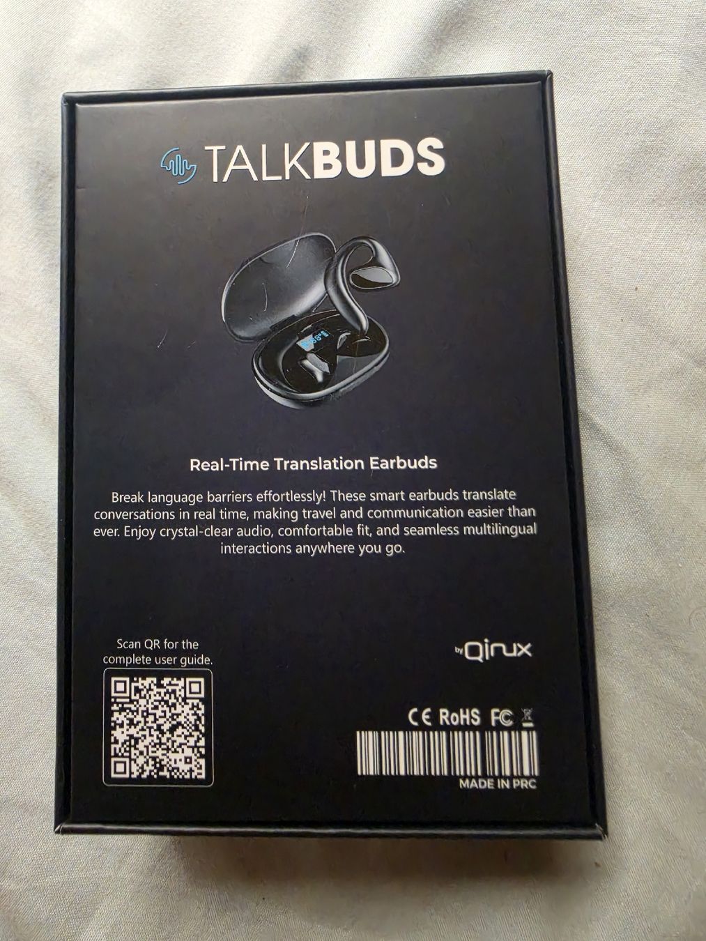 Cuffie: Qirux Talkbuds Translator Earbuds neuwertig – Nuovo (secondo la descrizione) da Ebikon venduto da bagija 2
