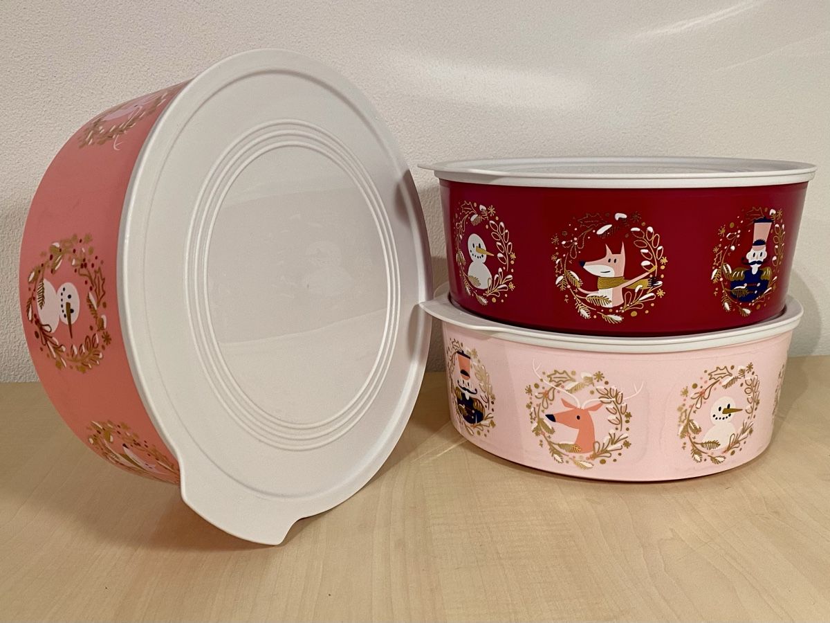 Ciotole: Tupperware Schüssel Set Weihnachten – Nuovo e nell'imballaggio originale da Worben venduto da Teddy112 2