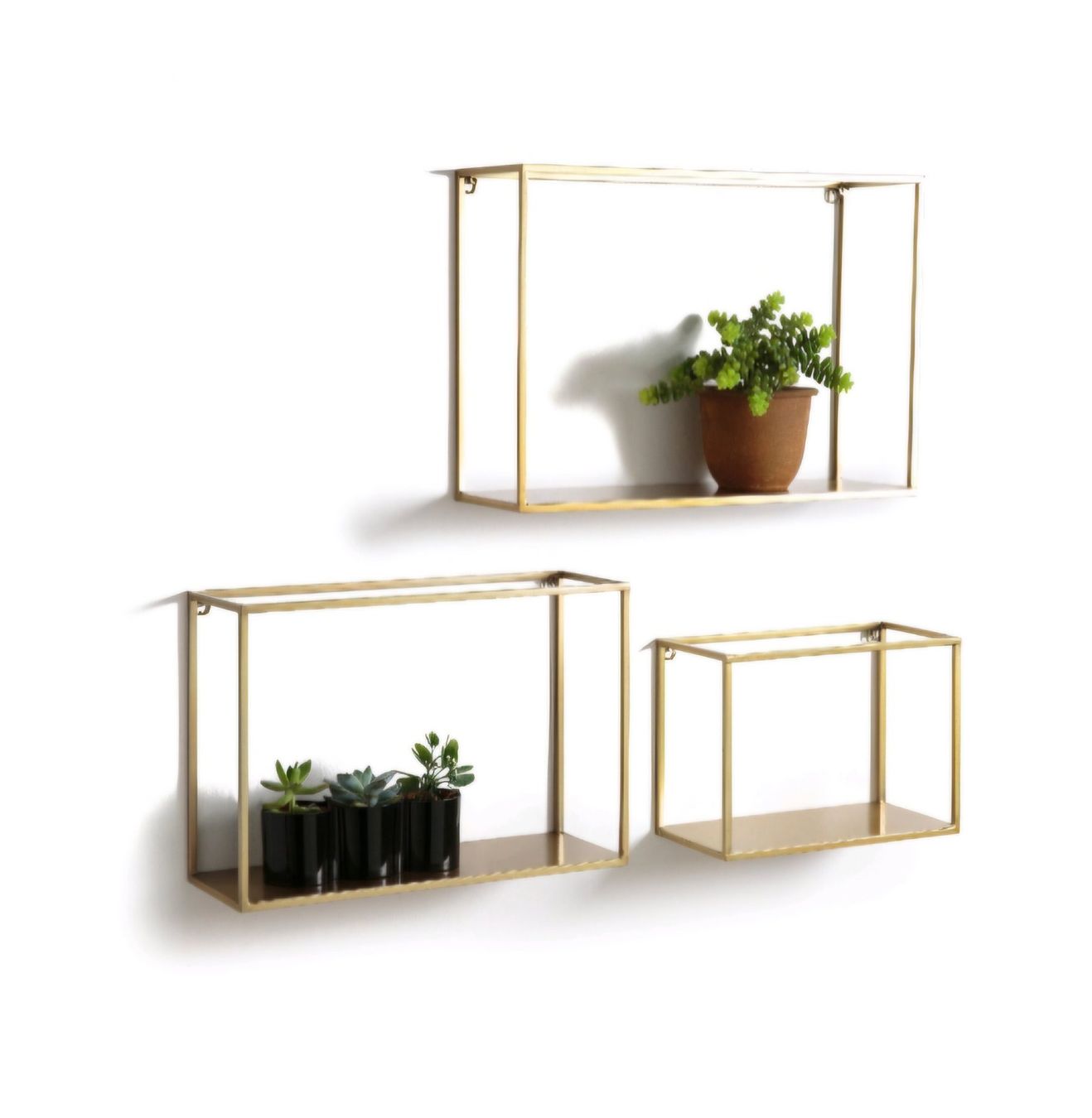 Scaffali: Wandregal 3er Set gold – Nuovo e nell'imballaggio originale da Wolfwil venduto da s.ara_c