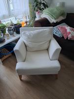Gemütlicher weisser Sessel