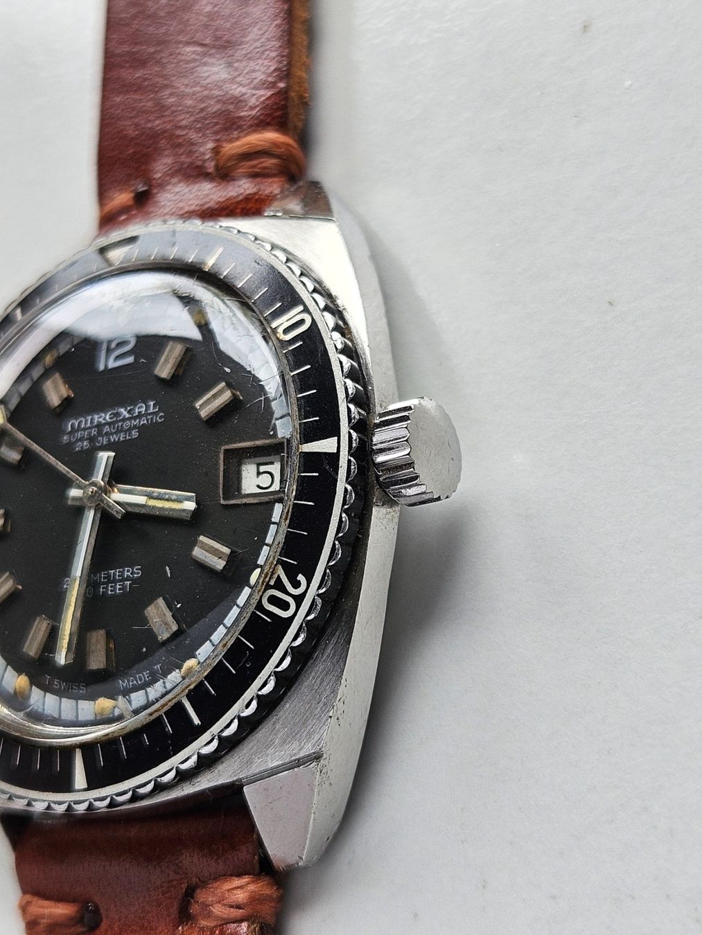 Mirexal Orologi: 504 Mirexal Superautomatic 25 Jewels Taucher Date – Usato da Berikon venduto da mmm21 2