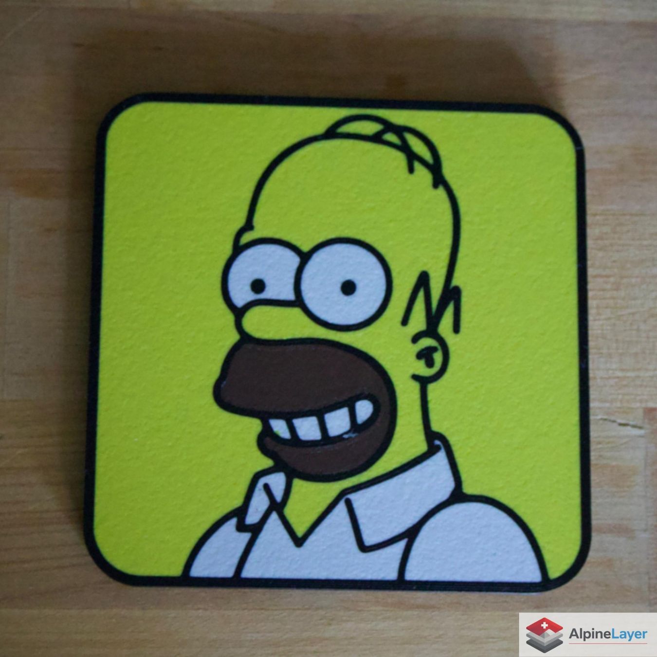 Sottobicchieri: Homer Simpson Coaster 3D Printed Drink Coaster – Nuovo (secondo la descrizione) da Losone venduto da AlpineLayer