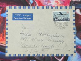 CL31 Enveloppe + Timbre Suisse 1947