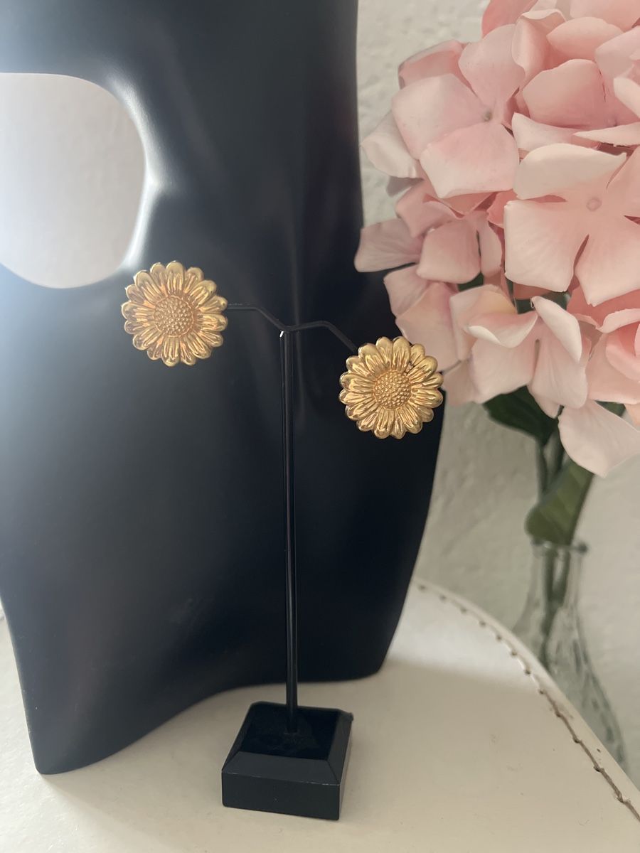 Orecchini pendenti & Orecchini a lobo: Sonnenblumen  Ohrclips  – Usato da Seon venduto da Sunny-Schmuck78