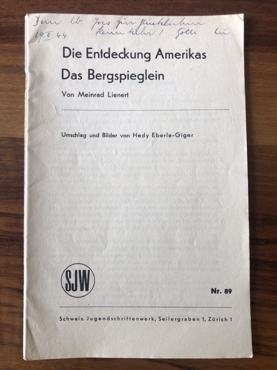 Zeitschriften & Magazine: SJW Heft Nr. 89 – Gebraucht aus Niederneunforn von Maralisa 1