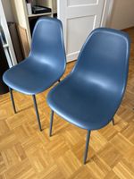 Blaue Livique Stühle (2 Stück)