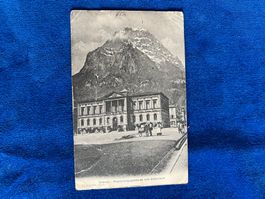 Alte Ansichtskarte Glarus, Regierungsgebäude, 1910er Jahre