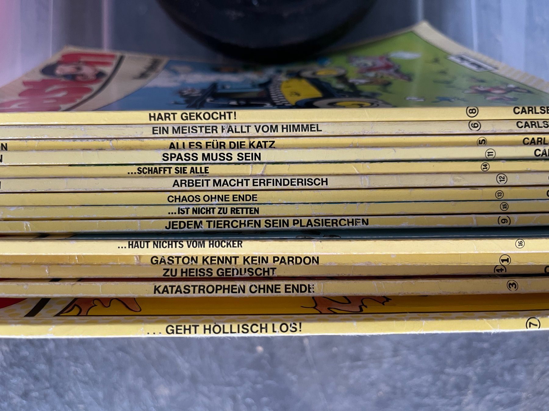 Fumetti: Comic Gaston & Tim und Struppi Karlsen Verlag – Usato da Güttingen venduto da mkdkuhn 2