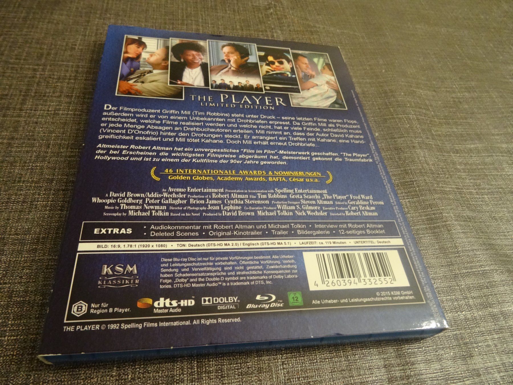 Tutti i DVDs: The Player Limited Edition Blu-ray KSM Klassiker – Usato da Olten venduto da Disc-Verkauf 1