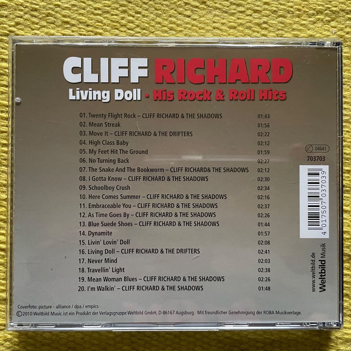 CD: CLIFF RICHARD-ROCK&ROLL HITS/LIVING DOLL – Usato da Rorschacherberg venduto da CD-Roli 1