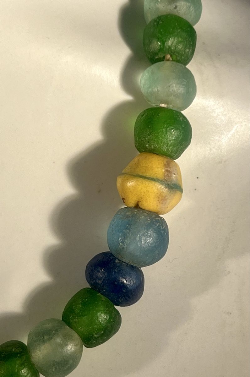 Catenine: Sublime Collier Perles Antiques d'Archéologie/Traite  – Usato da Genève venduto da DELIRBEADS 1
