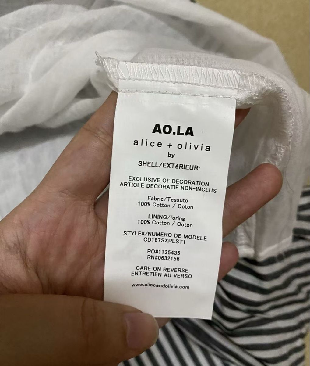 Kleider: Gestreiftes Baumwollkleid A+O, Größe 38 – Neu und originalverpackt aus Veyras von ValClasse 5