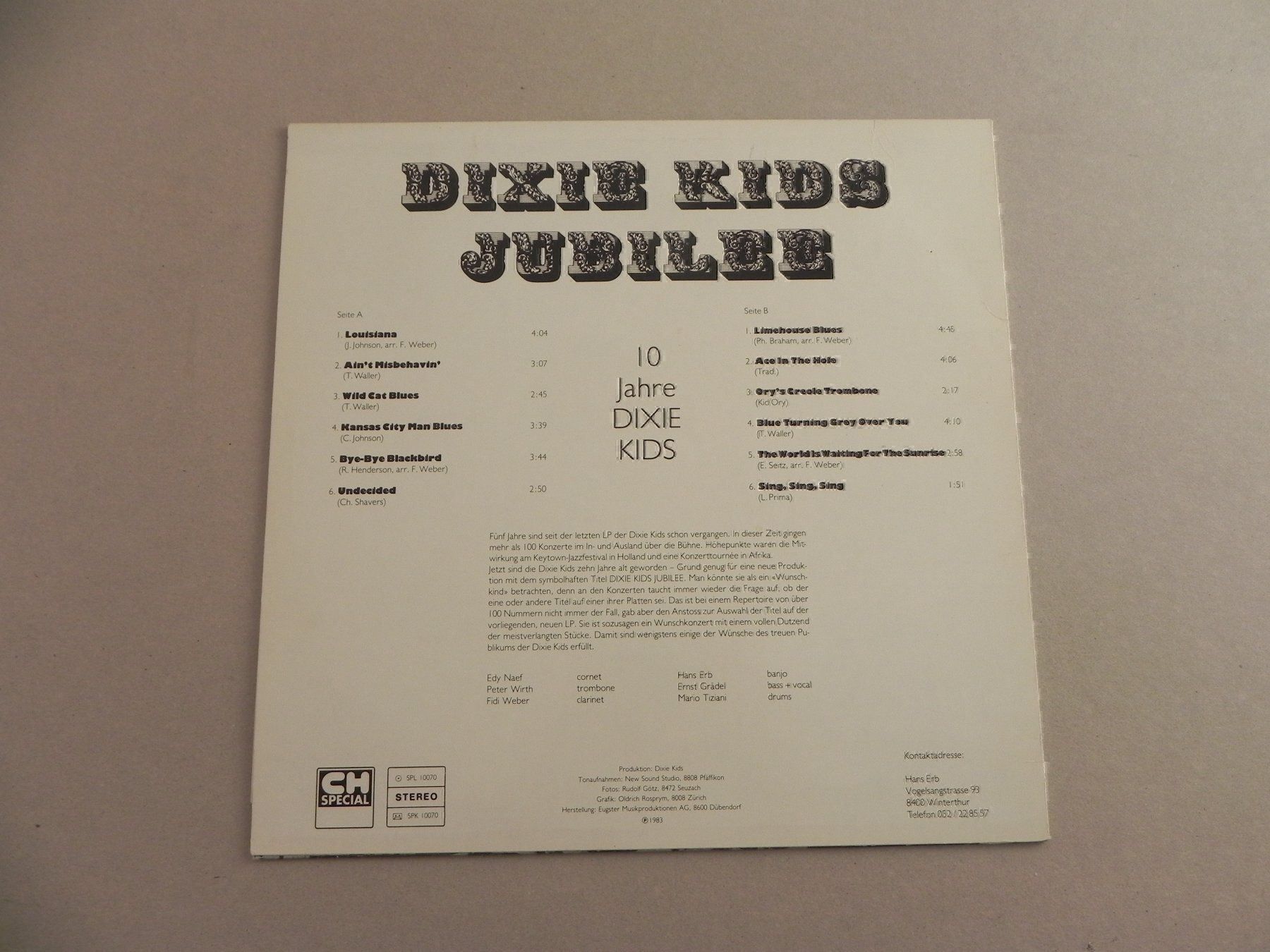 Dischi in vinile: LP CH Jazz Dixie Kids Jubilee 1983 – Usato da Siebnen venduto da krimsie 1