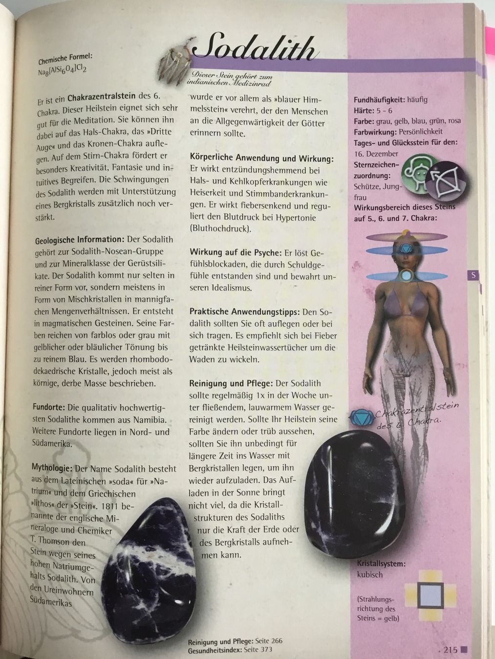 Minerali & Pietre curative: Anhänger Sodalith Heilstein – Nuovo e nell'imballaggio originale da Doppleschwand venduto da Fortuna5859 3