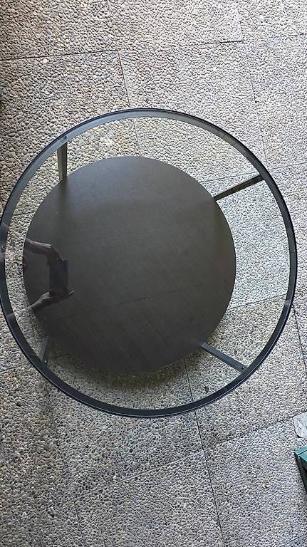 Bicchieri: Glastisch schwarz - Durchmesser 75cm – Usato da Oberuzwil venduto da jan_89f7 1