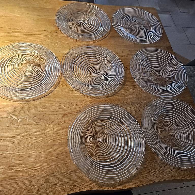 Assiettes: 9 Glasteller – D'occasion à Unterlunkhofen par Fcbasel92 3