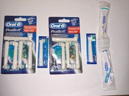 Oral B FlexiSoft EB Ersatzbürsten + Zubehör neu/ungebraucht