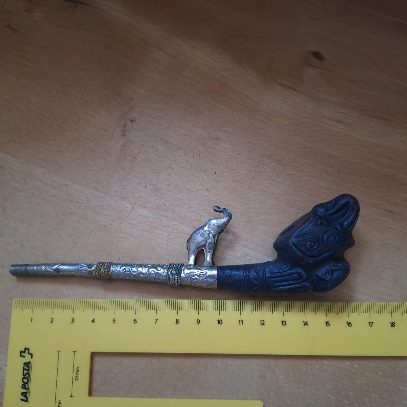 Tabakpfeifen & Zubehör: Versand möglich! Hübsche, alte Pfeife mit Elefant – Gebraucht aus Winterthur von Goldpipau