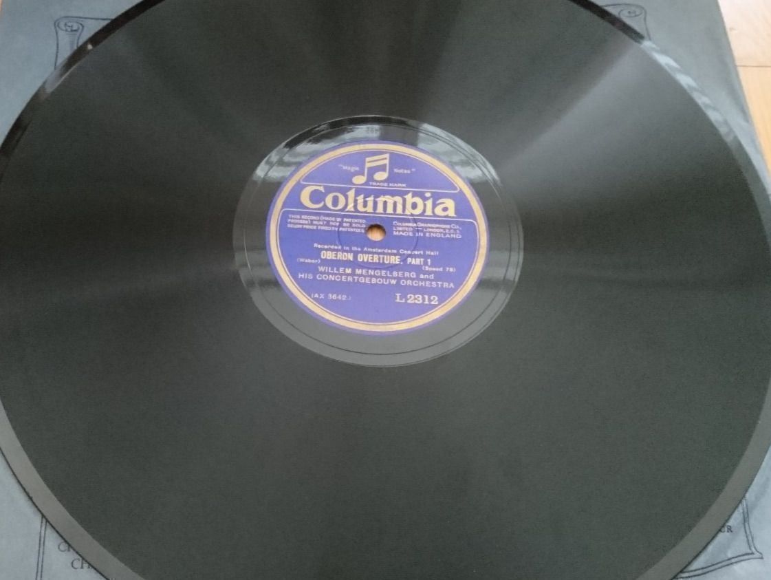 Dischi in vinile: Weber Oberon Overture Schellack LP – Usato da Luzern venduto da Einh0rn