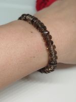 Elegantes Rauchquarz Armband, echter Edelstein, neuwertig!