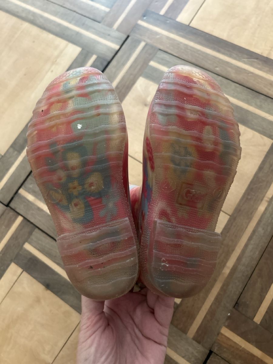 Schuhe für Mädchen: Kinder Gummistiefel Blumenmuster – Gebraucht aus Basel von rosna 3