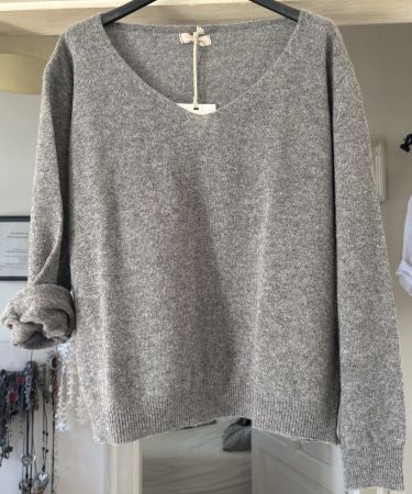 PULLOVER 100% LAINE MERINO EXTRAFINE! M NOUVEAUTÉ 2026/27
