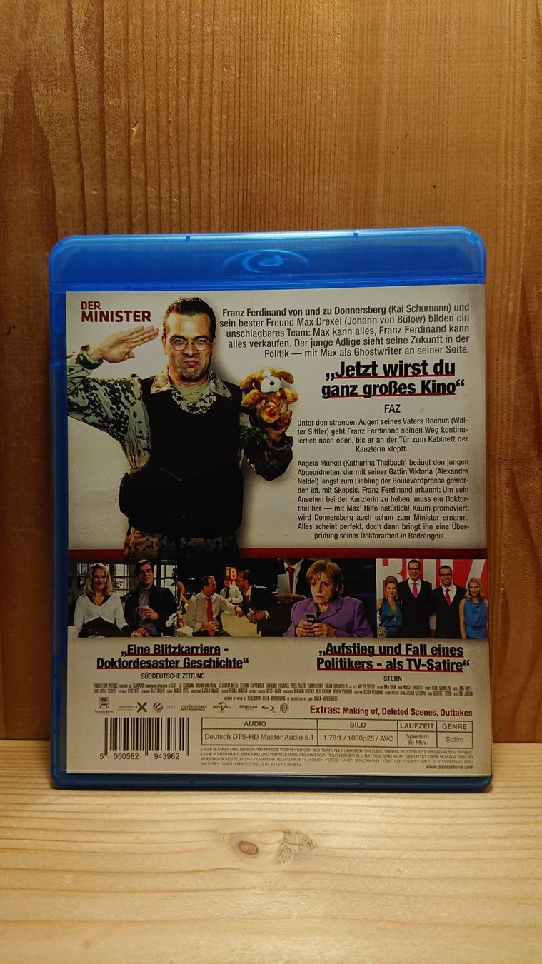 Tutti i DVDs: DER MINISTER Blu-Ray mit Kai Schumann – Usato da Wilderswil venduto da Exebub 1