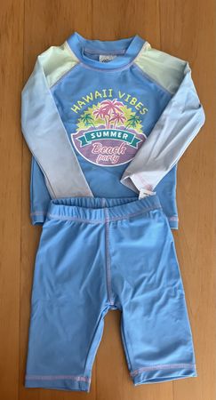 Badeset Hawaii Vibes, Gr. 92, UV Schutz, Top Zustand!
