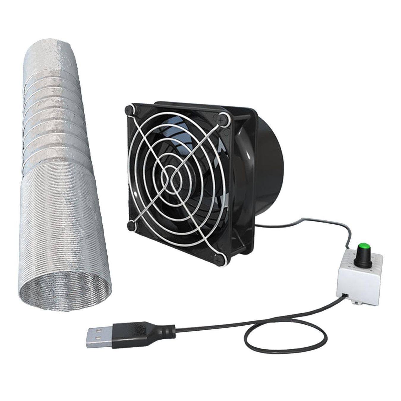 Ventilatori: Abluft ventilator geräuschlos Gewächshaus mit 6meter Rohr – Nuovo (secondo la descrizione) da Kirchdorf AG venduto da Apost008