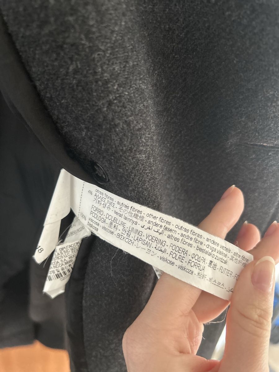 Zara Cappotti: Dunkler ZARA Mantel Ader error oversize – Usato da Uzwil venduto da gab_2kx8 1