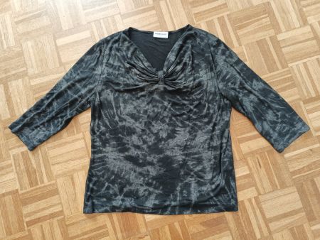 Frank Walder Bluse Gr 42 schwarz Elegant Damen 92% Viskose