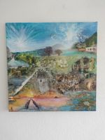 Einzigartiges Gemälde, Leinwandbild, Wildlife, Kunst