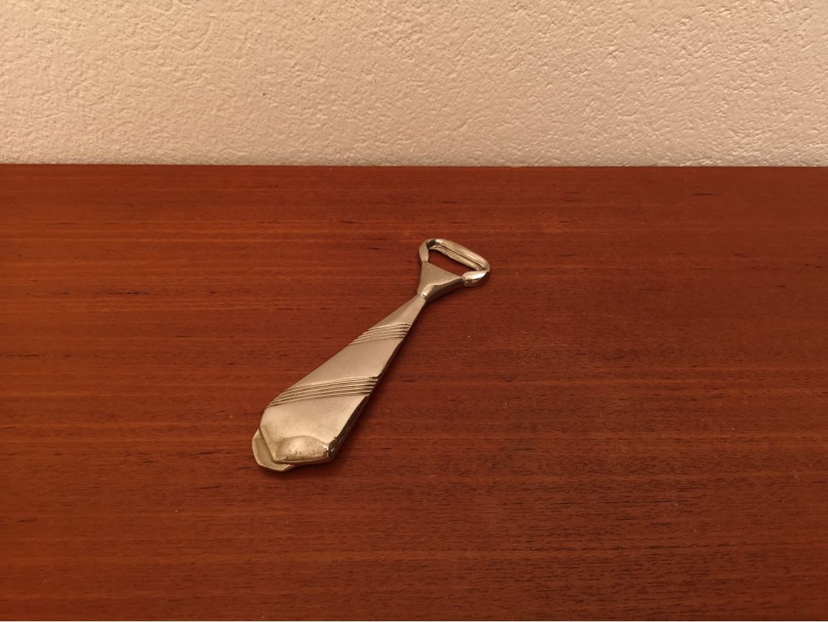 Apribottiglie & Tappi per chiusura: Vintage Design Flaschenöffner Cravatte versilbert – Usato da Zürich venduto da Vintagewiesel 3