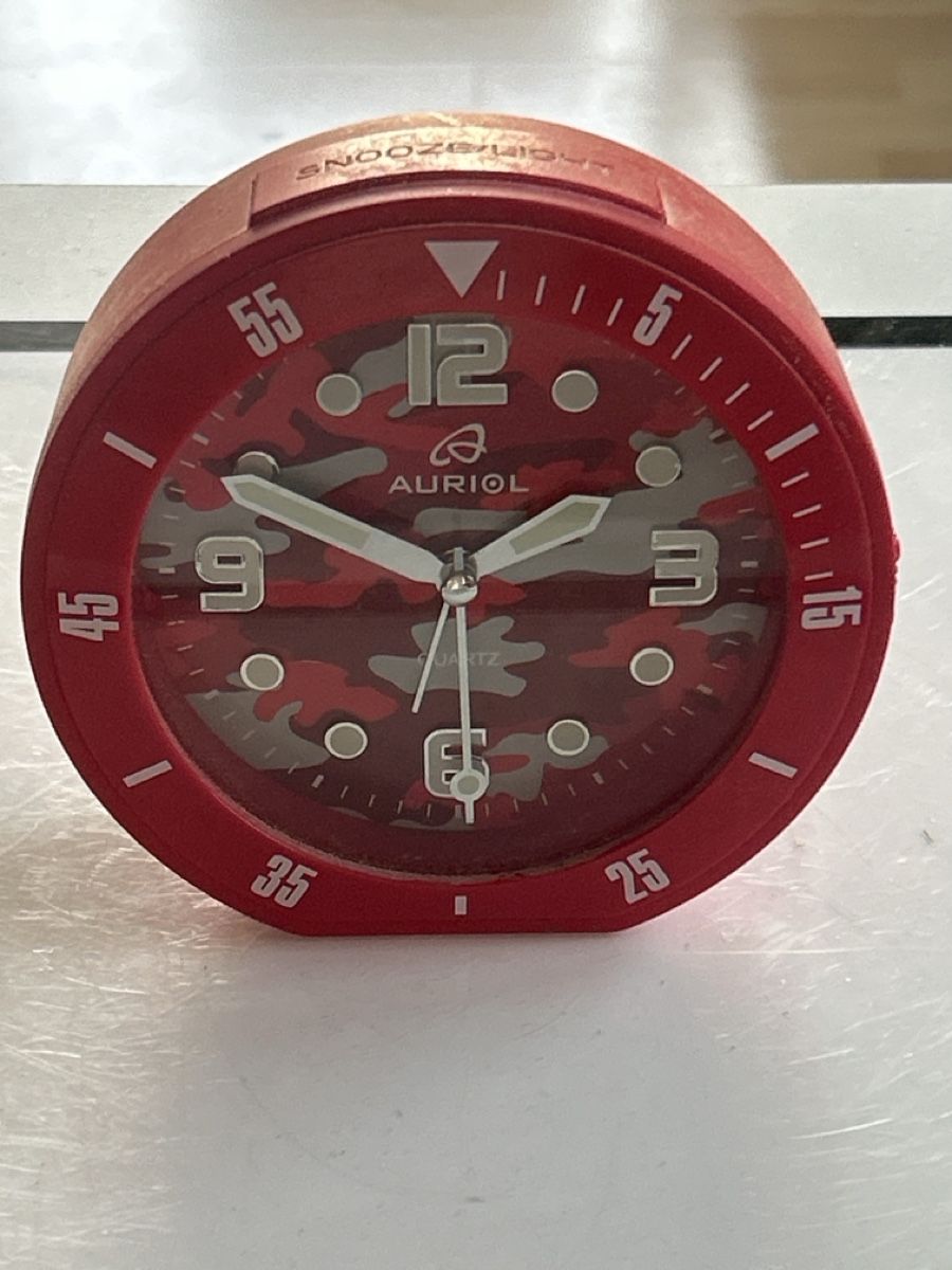 Sveglie: Auriol Wecker Rot Camouflage(I9) – Usato da Neuenhof venduto da bro_9zsg
