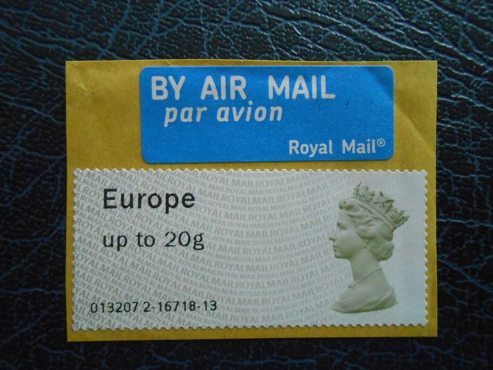 Rojal Mail GB " Briefmarke Europa über 20g Kaufen auf Ricardo