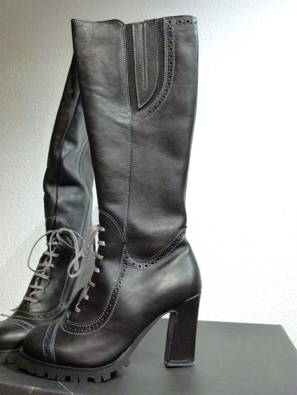 Scarpe da donna: Dkode Leder Stiefel Gr. 40 Lp:259 NEU – Nuovo e nell'imballaggio originale da Uerkheim venduto da Justi.y 2