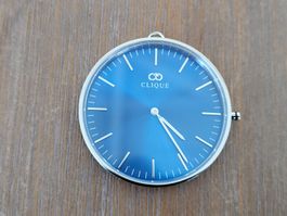 TASCHENUHR MIT SAPHIREGLAS NEU