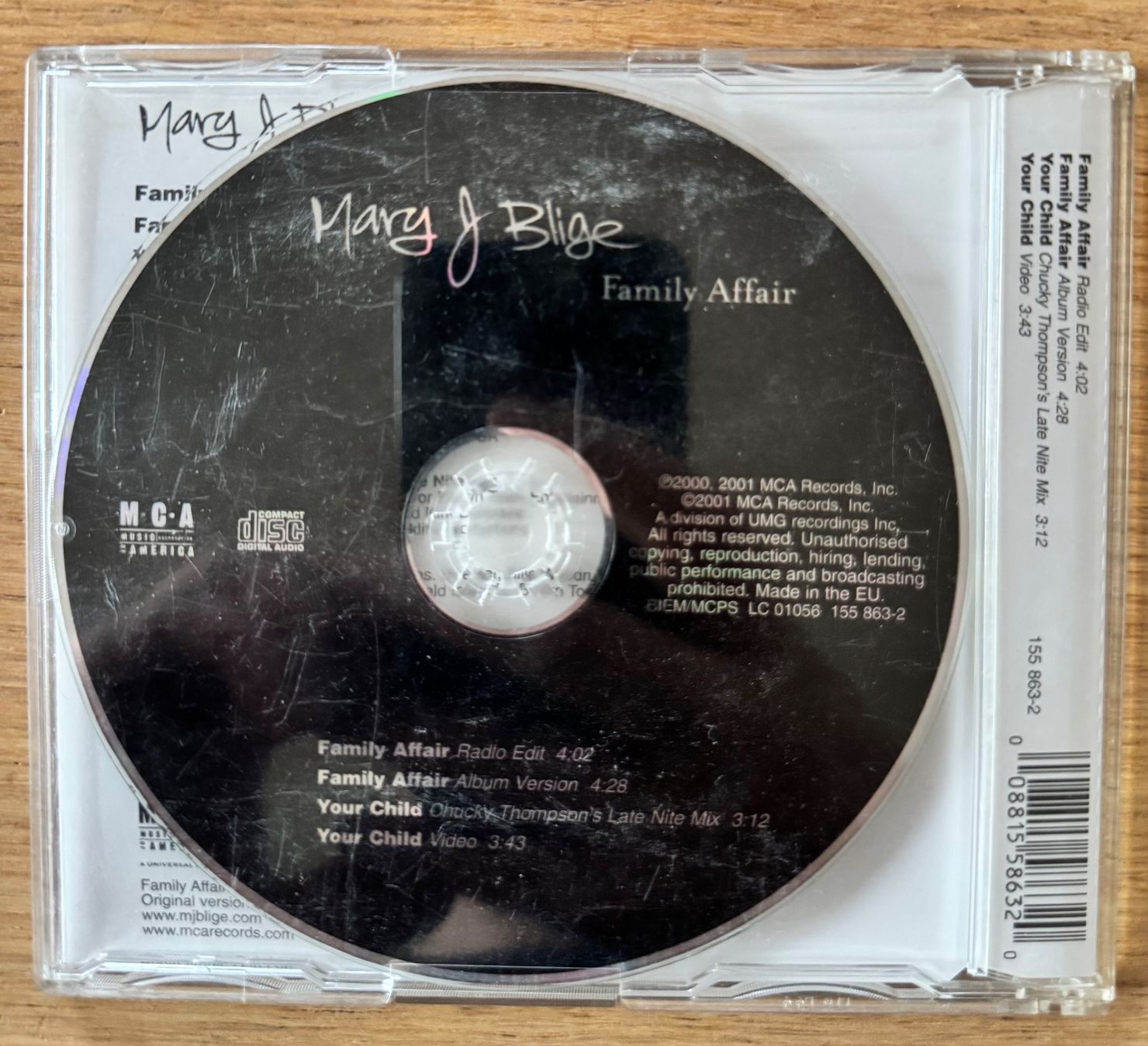 CD: Mary J Blige – Usato da Lausanne venduto da davzic 1