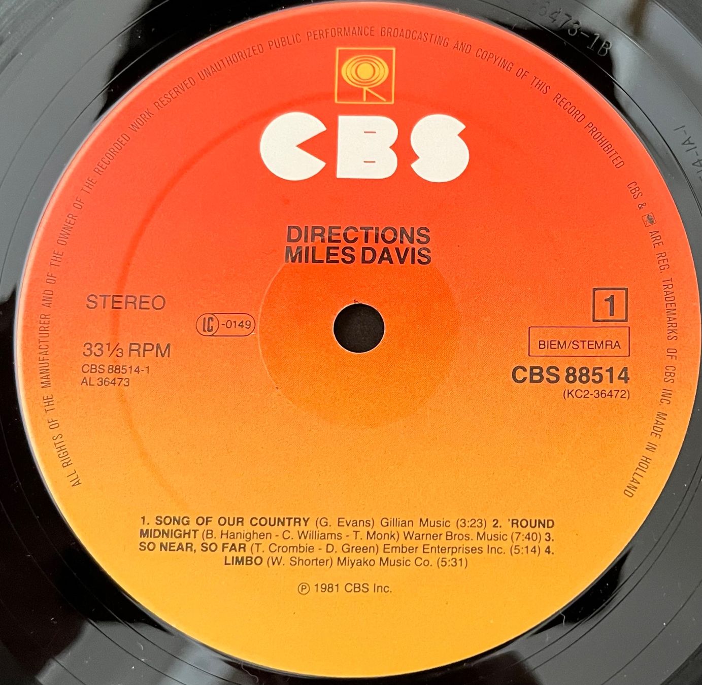 Schallplatten: MILES DAVIS - DIRECTIONS - 2 Vinyles 33 Tours – Gebraucht aus Bussigny von vinyl-pas-cher 4